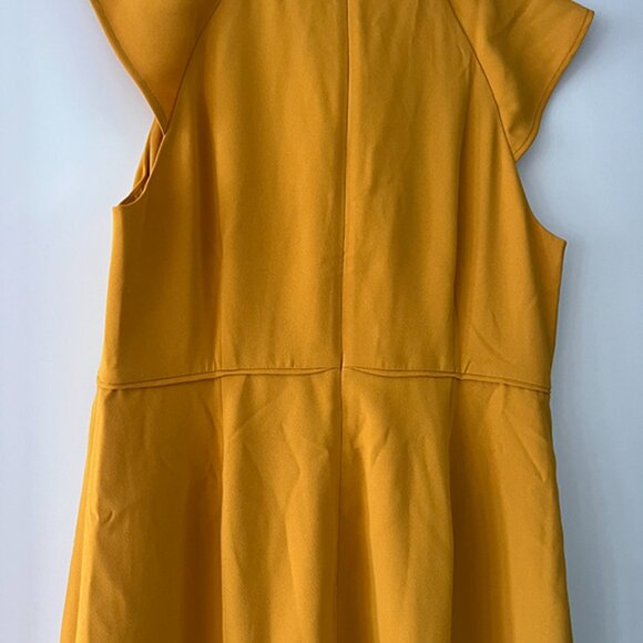 NWT NEW J crew Ruffle-front sheath dress in 365 crepe - Sz 14 - Picture 3 of 6